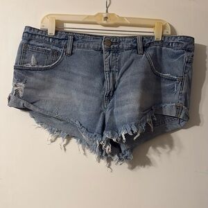 Free People Jean Shorts